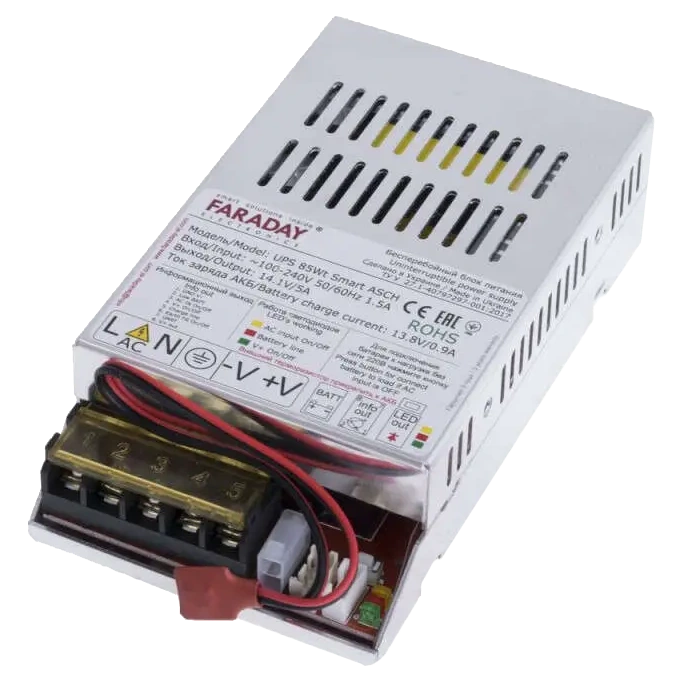 Бесперебойный блок питания 12-18 А●ч faraday electronics faraday electronics 85w ups smart asch alu