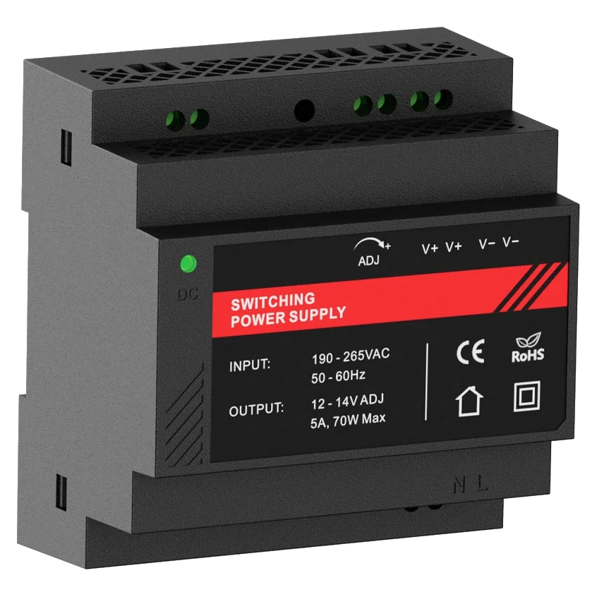 Джерело безперебійного живлення kraft kraft psu-1205din(p)