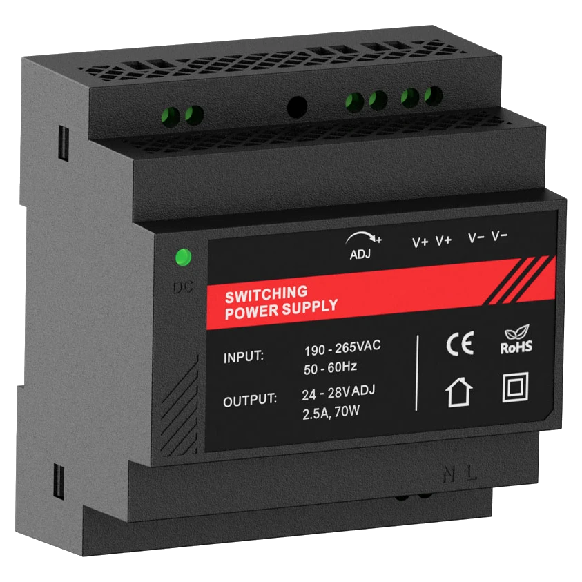Джерело безперебійного живлення kraft kraft psu-24025din(p)