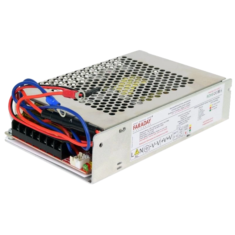 Безперебійний блок живлення faraday electronics faraday electronics 144w ups 12v 18ah