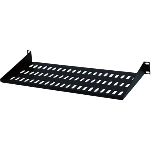 Полиця консольна для шафи hypernet hypernet cs-200-1u-black 200мм 1u