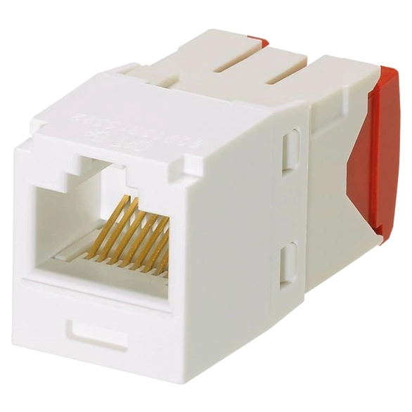 Модуль mini-com rj45 utp, кат.5е, білий panduit panduit cj5e88tgaw