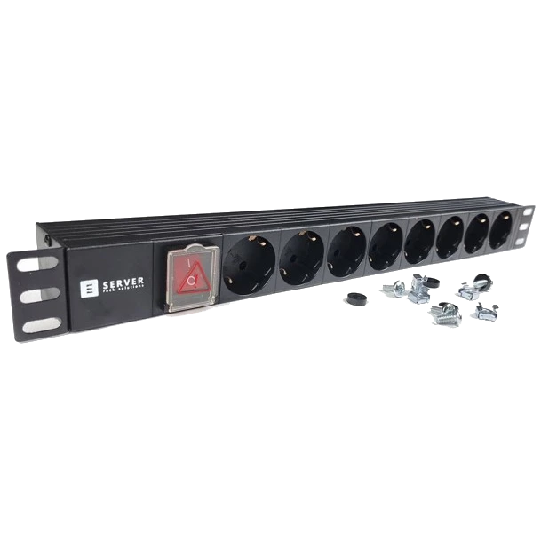 Подовжувач на 8 розеток eserver eserver 220В 19\