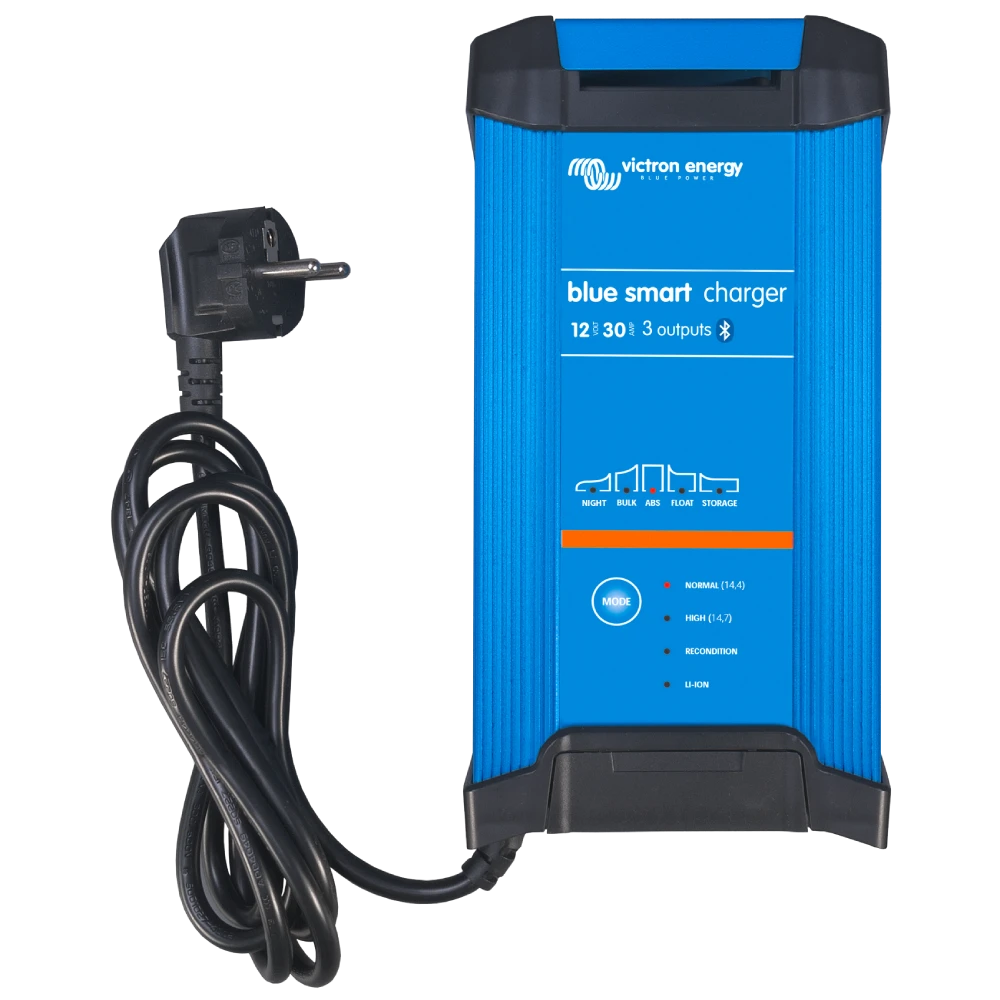 Зарядное устройство для аккумуляторов victron energy victron energy blue smart ip22 charger 12/30(1) 230v cee 7/7