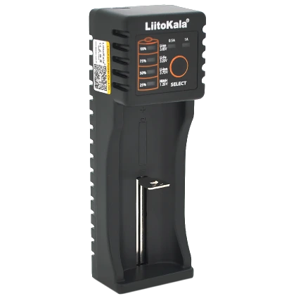 Зарядное устройство liitokala liitokala lii-100b 1 канал 3.7v lion / 3.2v li-fe