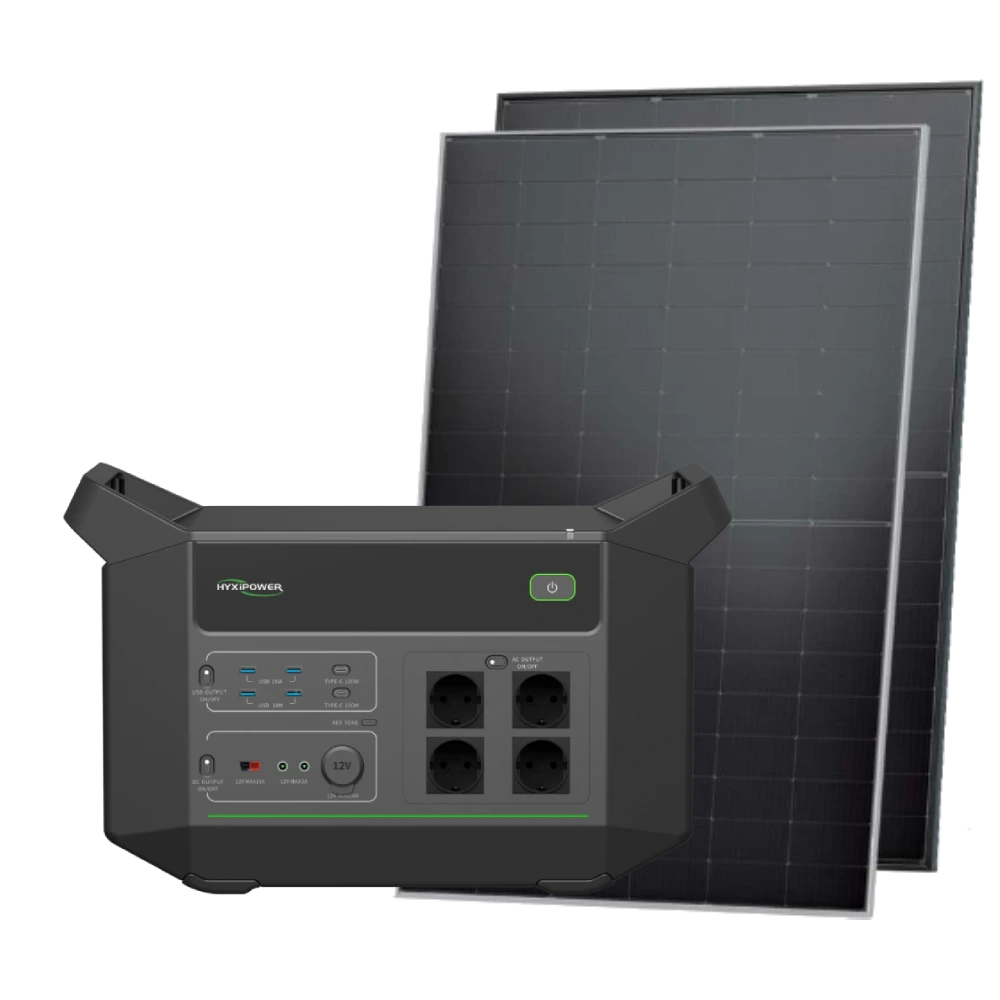 Система автономного живлення однофазна hyxipower hyxipower hyx-ea2000 + jinko jkm445n-54hl4r-v 445 Вт