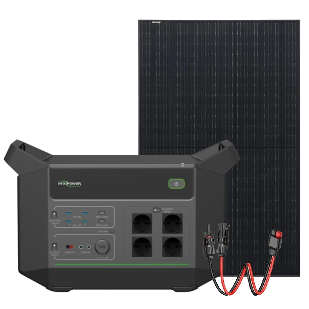 Система автономного живлення однофазна ezviz hyxipower hyx-ea2000 + risen solar rsm40-8-400mb full black