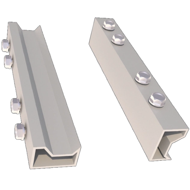 Продольний внутрішній з'єднувач в комплекті з шурупами (2шт) kripter light d