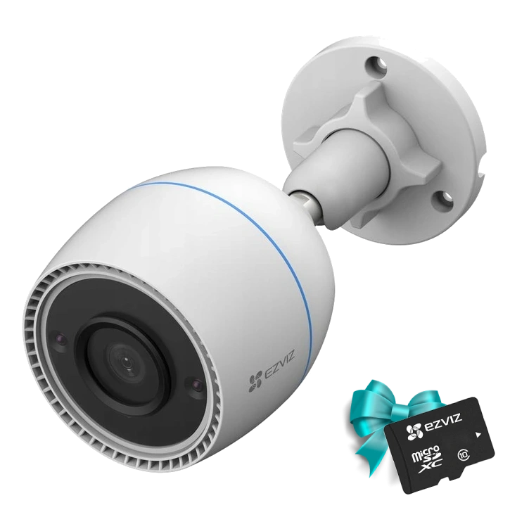 Комплект-набір smart home wi-fi cs-h3c (1080p, 2.8мм) + cs-cmt-cardt32g-d ezviz cs-cmt-cardt32g-d