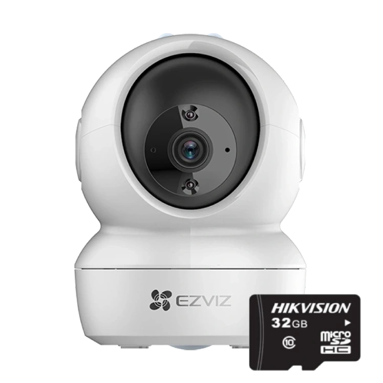 Комплект камера + карта пам'яті ezviz ezviz h6c + hikvision hs-tf-l2/32g