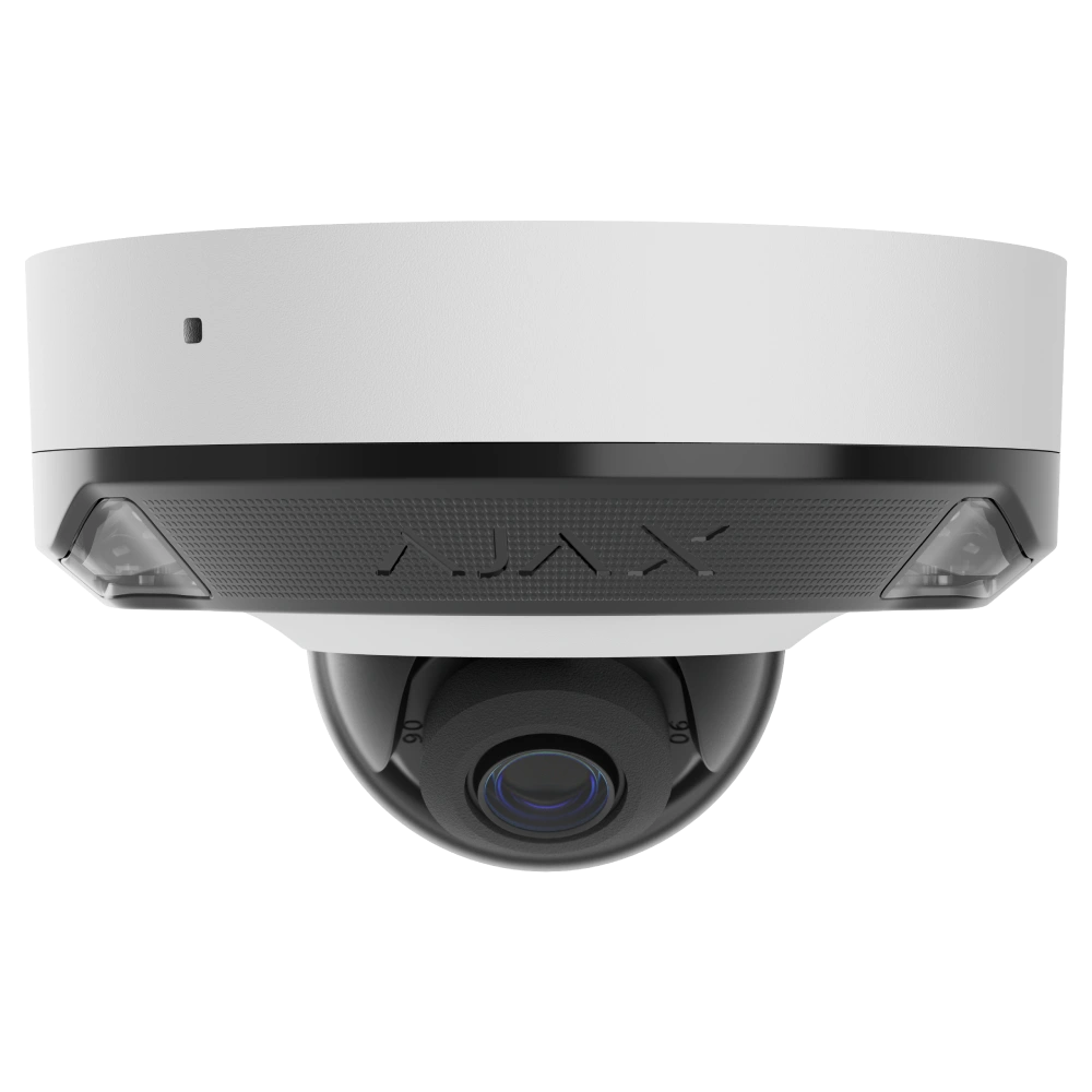Ip видеокамера ajax ajax domecam mini hl (8 mp/2.8 mm) white