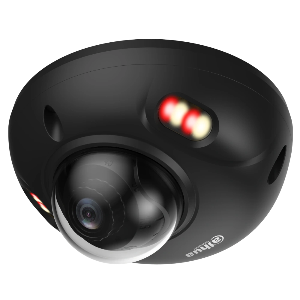 Ip видеокамера dahua dahua dh-ipc-hdbw3649f-as-il-black 6МП (2.1мм) с микрофоном