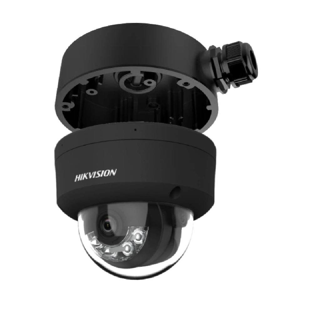 Разом дешевше hikvision hikvision ds-2cd2143g2-lis2u black 2.8mm + ds-1280zj-dm46 black