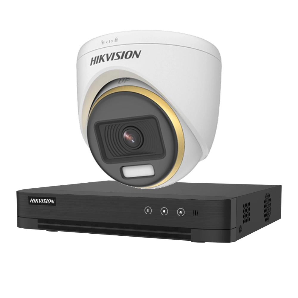 Разом дешевше hikvision hikvision ids-7204huhi-m1/t + ds-2ce70df3t-pf