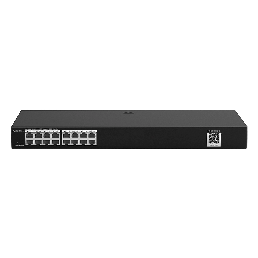 18-портовый гигабитный интеллектуальный коммутатор ruijie ruijie rg-es216gc