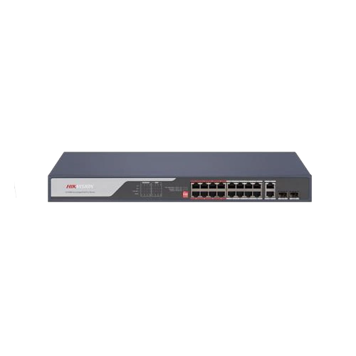 100 Мбит poe коммутатор hikvision ds-3e0318p-e(c)