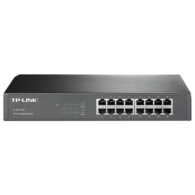 Коммутатор не управляемый tp-link tp-link tl-sg1016d
