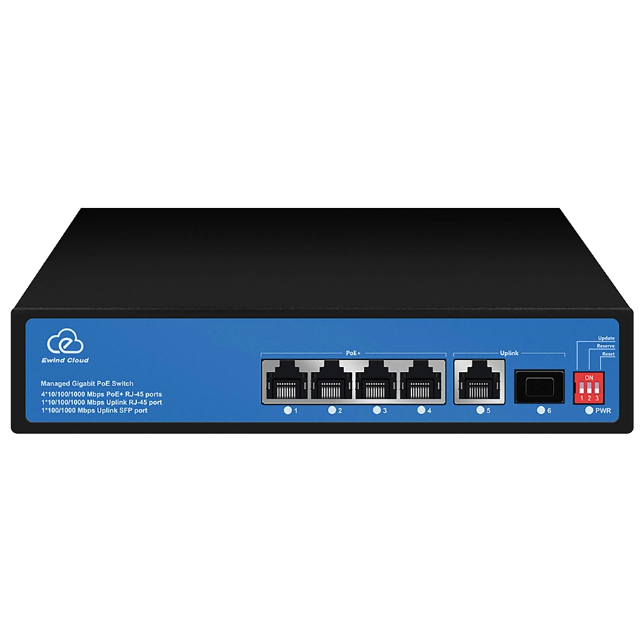 Коммутатор 4 порта неуправляемый ewind ewind ew-es3006cg-ap