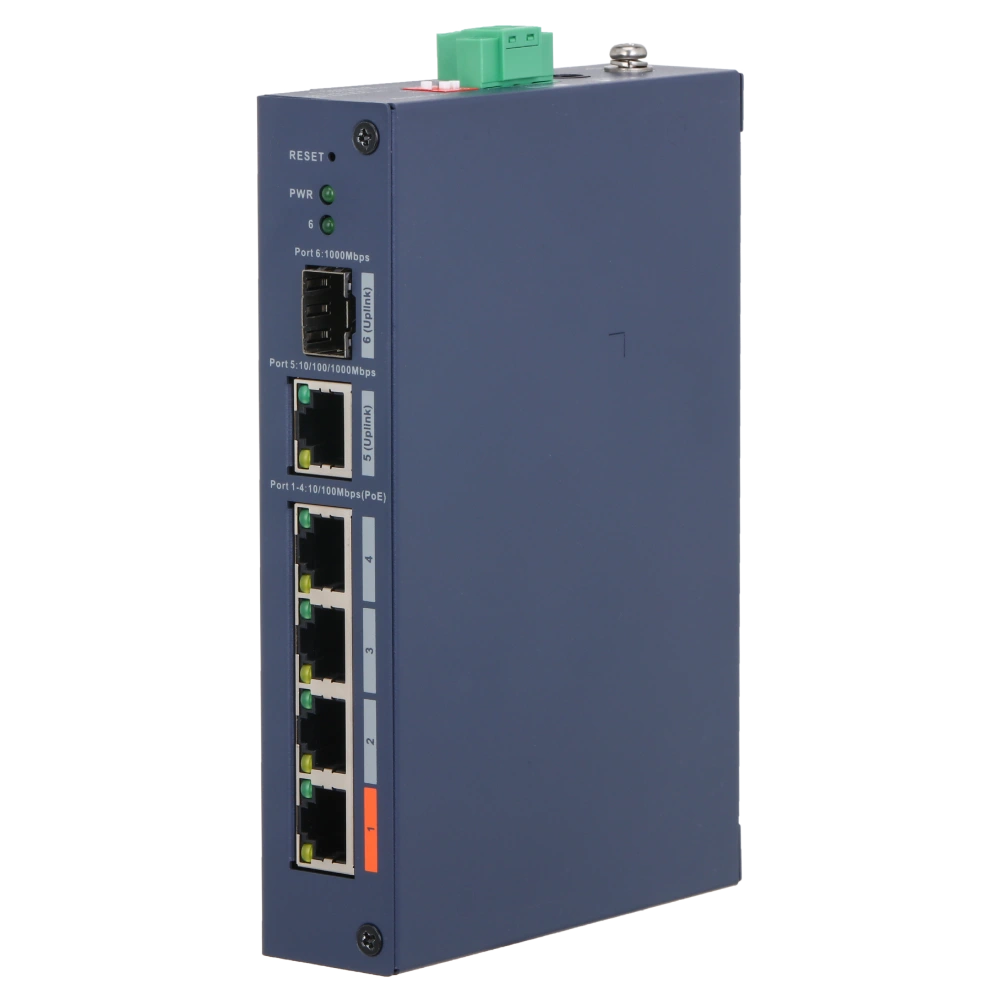Коммутатор 4 порта управляемый dahua dahua dh-chs4106-4et-60 poe