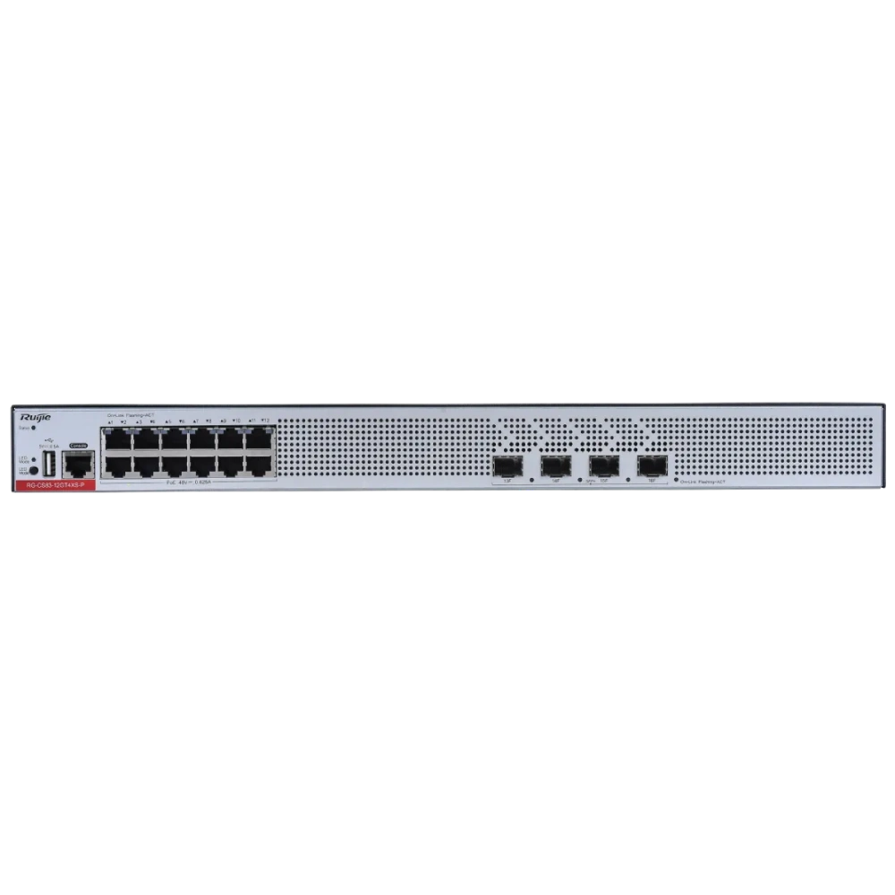 Коммутатор 12 портов управляемый ruijie ruijie reyee rg-cs83-12gt4xs-p l3 poe