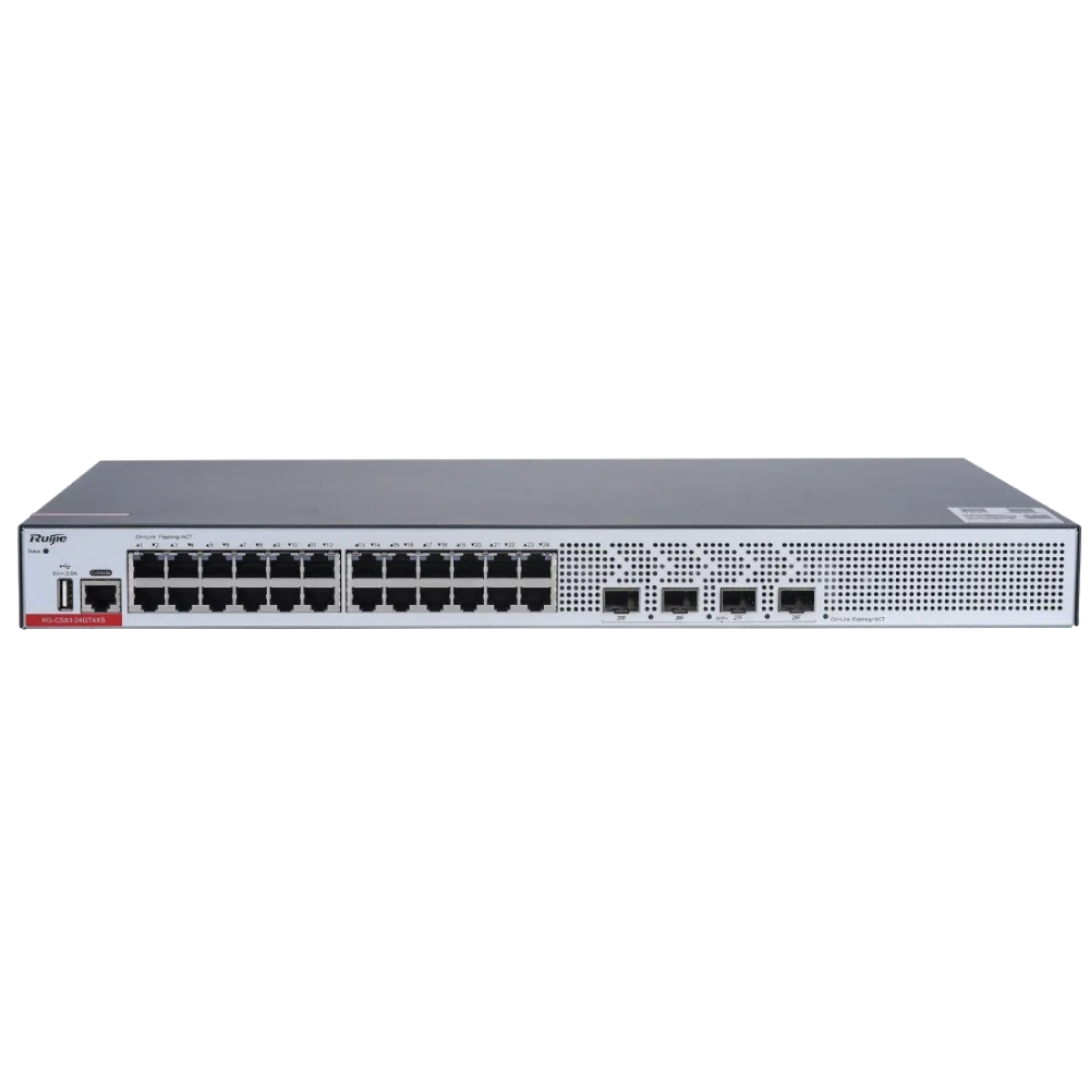 Коммутатор 24 порта управляемый ruijie ruijie reyee rg-cs83-24gt4xs l3