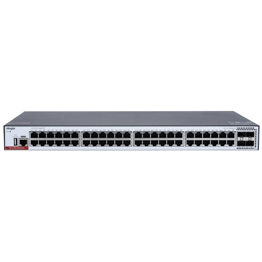 Коммутатор 48 портов управляемый ruijie ruijie rg-cs83-48gt4xs l3