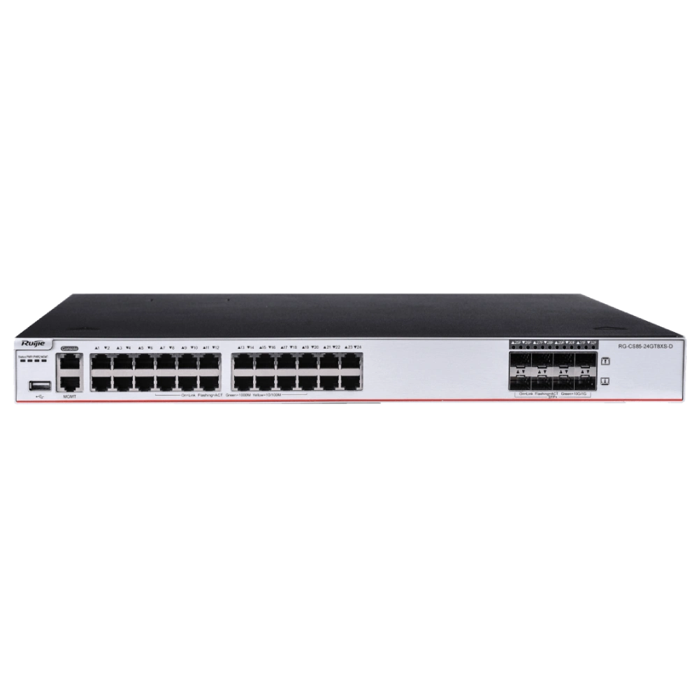 Коммутатор 24 порта управляемый ruijie ruijie rg-cs85-24gt8xs-d l3