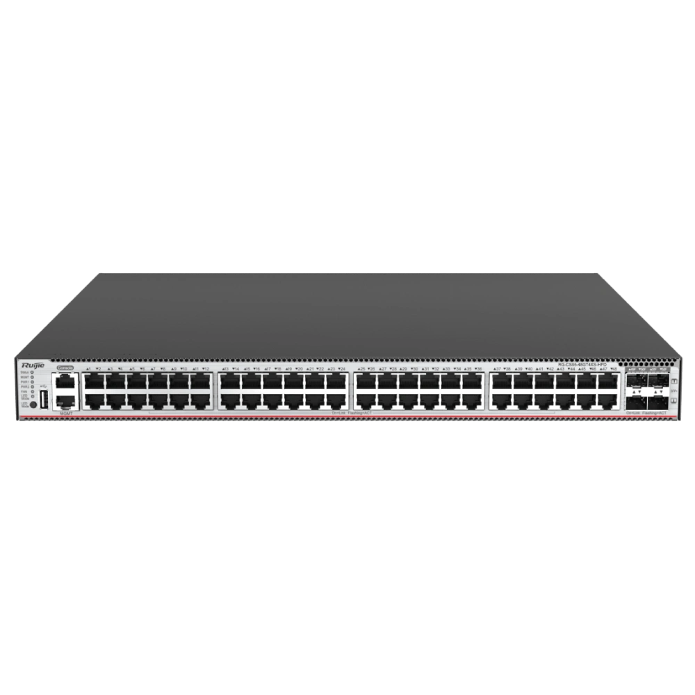 Коммутатор 48 портов управляемый ruijie ruijie rg-cs85-48gt4xs-hpd l3 poe