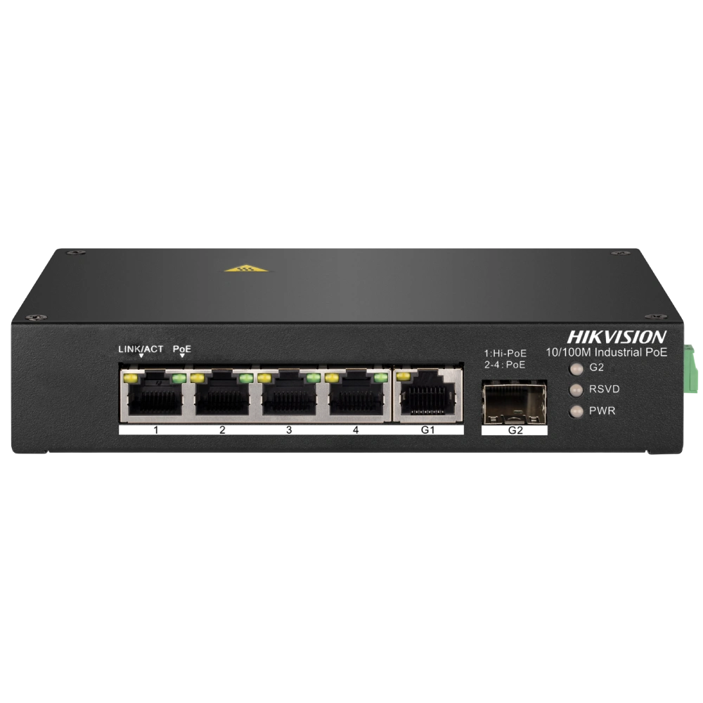 Коммутатор 4 порта неуправляемый hikvision hikvision ds-3t0306hp без БП