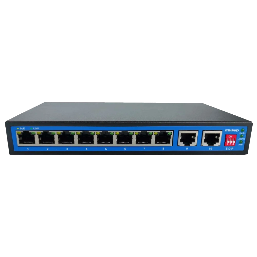 Коммутатор 10 портов неуправляемый ewind ewind ew-s1910g-dp poe