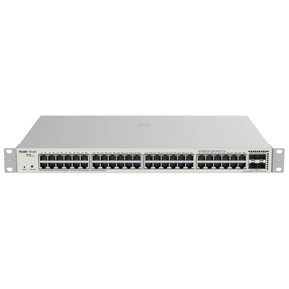 Коммутатор 48 портов управляемый ruijie ruijie reyee rg-nbs3100-48gt4sfp-p-v2