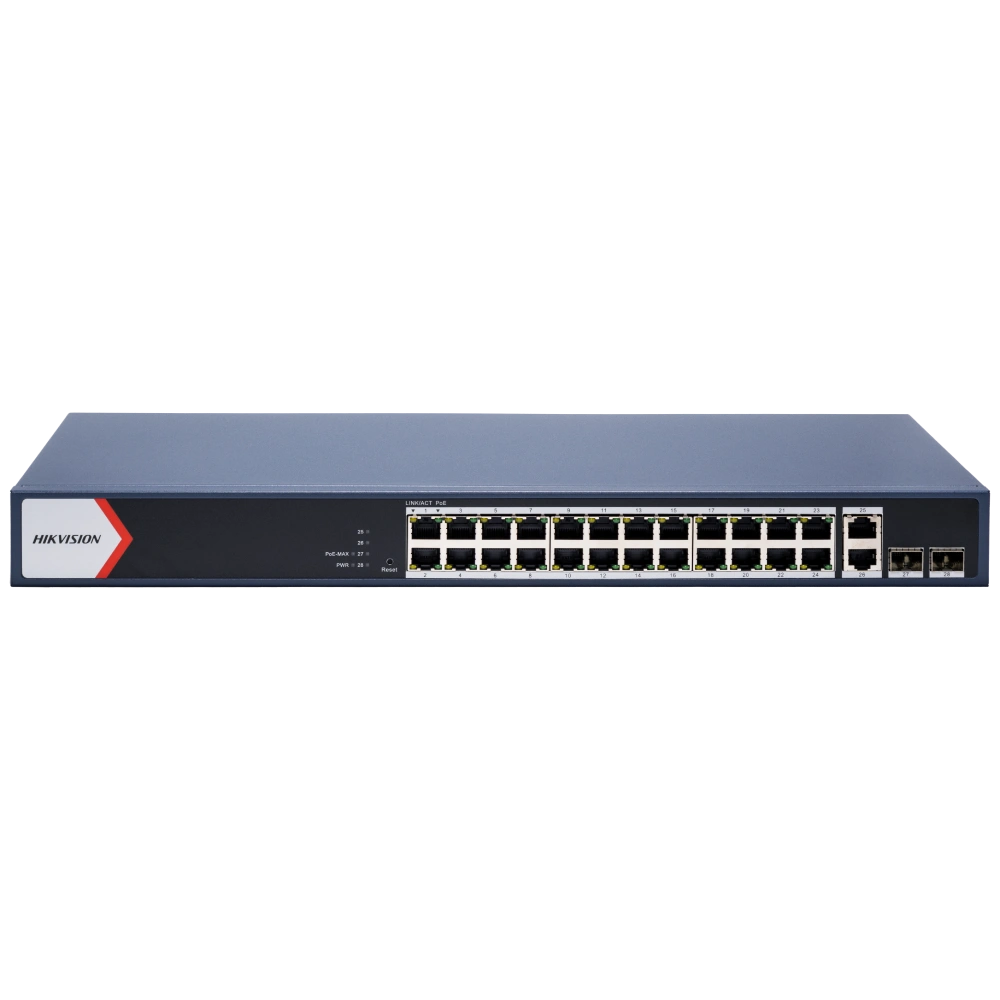 Коммутатор 8 портов управляемый hikvision hikvision ds-3e1528p-ei/m poe