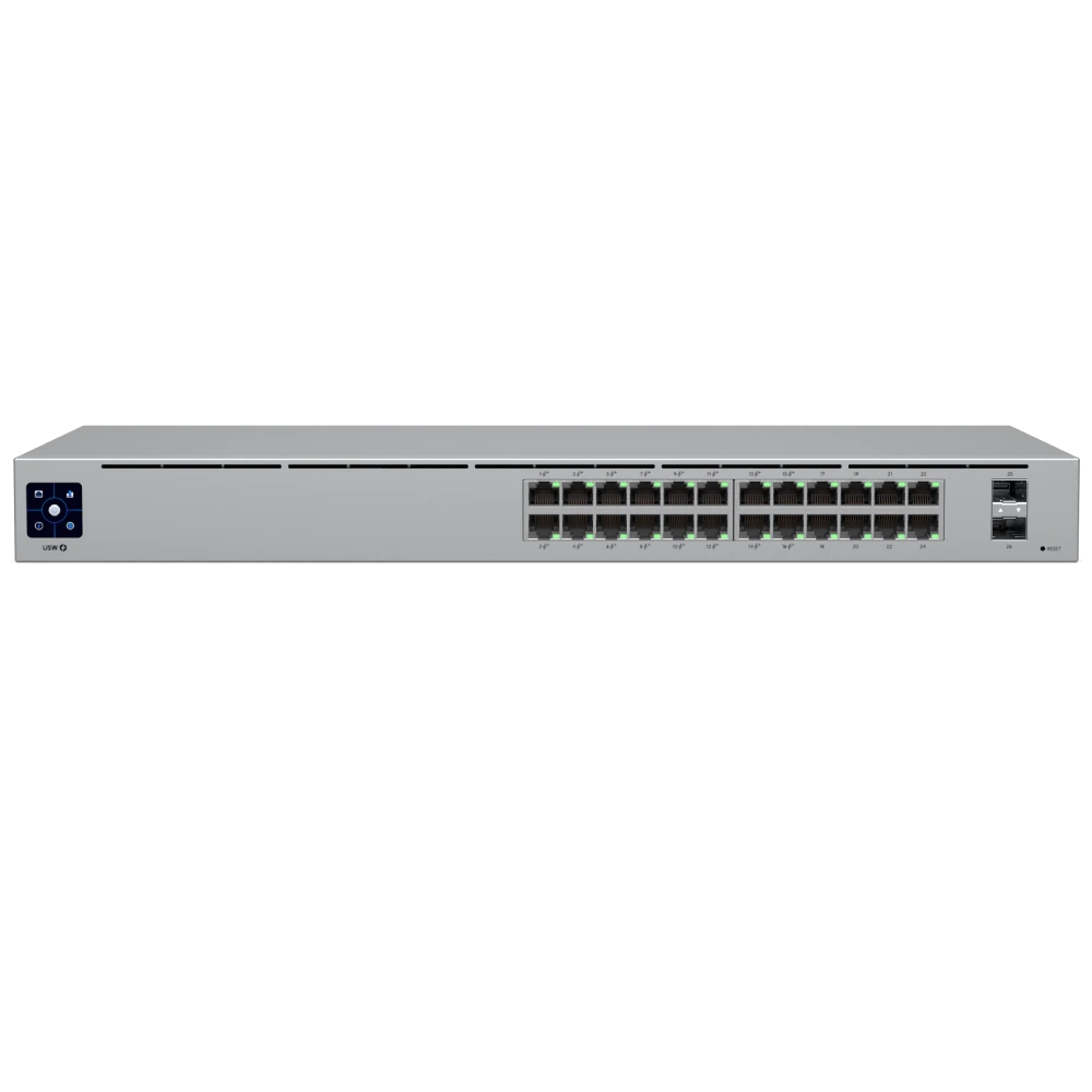 Коммутатор ubiquiti ubiquiti unifi switch 24-poe gen2 (usw-24-poe95w)