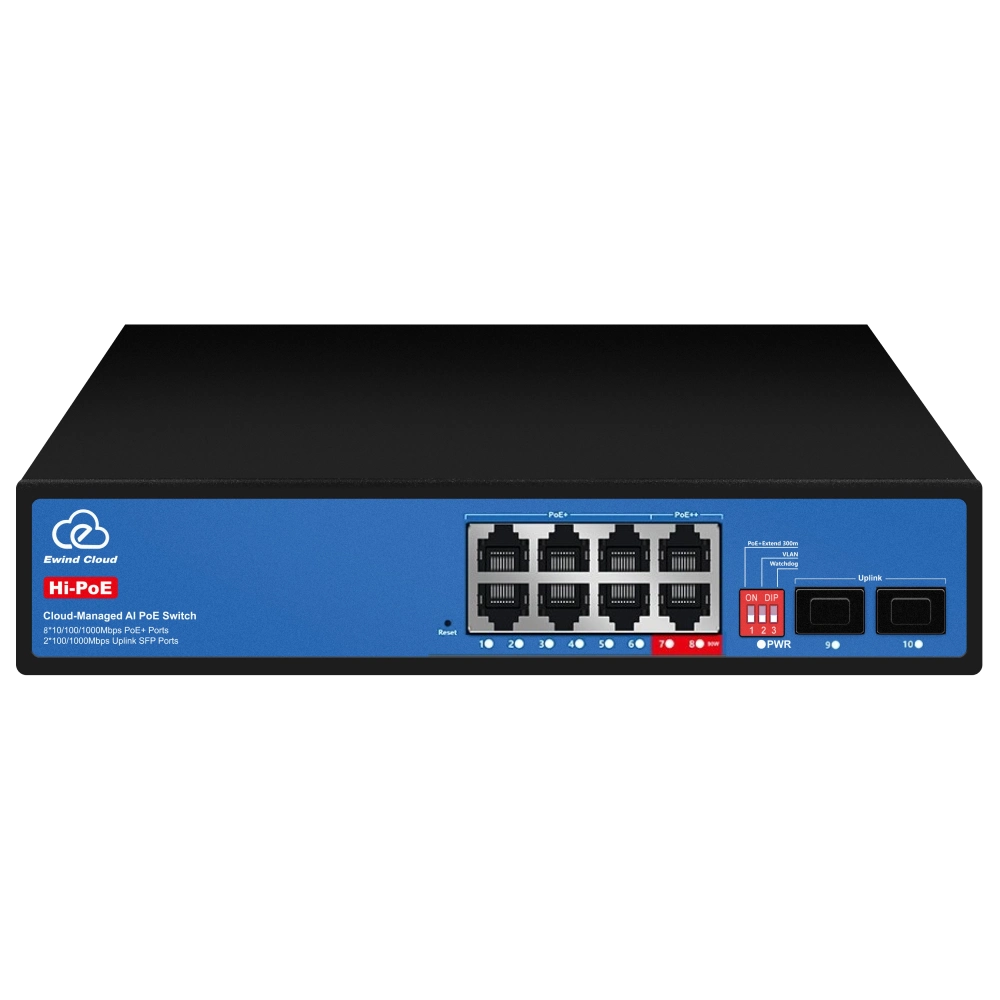 Коммутатор 10 портов управляемый ewind ewind ew-es3010fgsh-ap ai poe