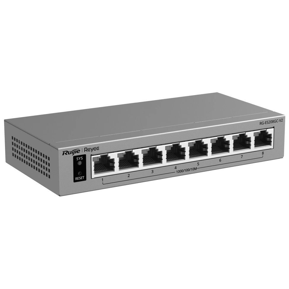 Комутатор 8 портів керований ruijie ruijie reyee rg-es208gc-v2