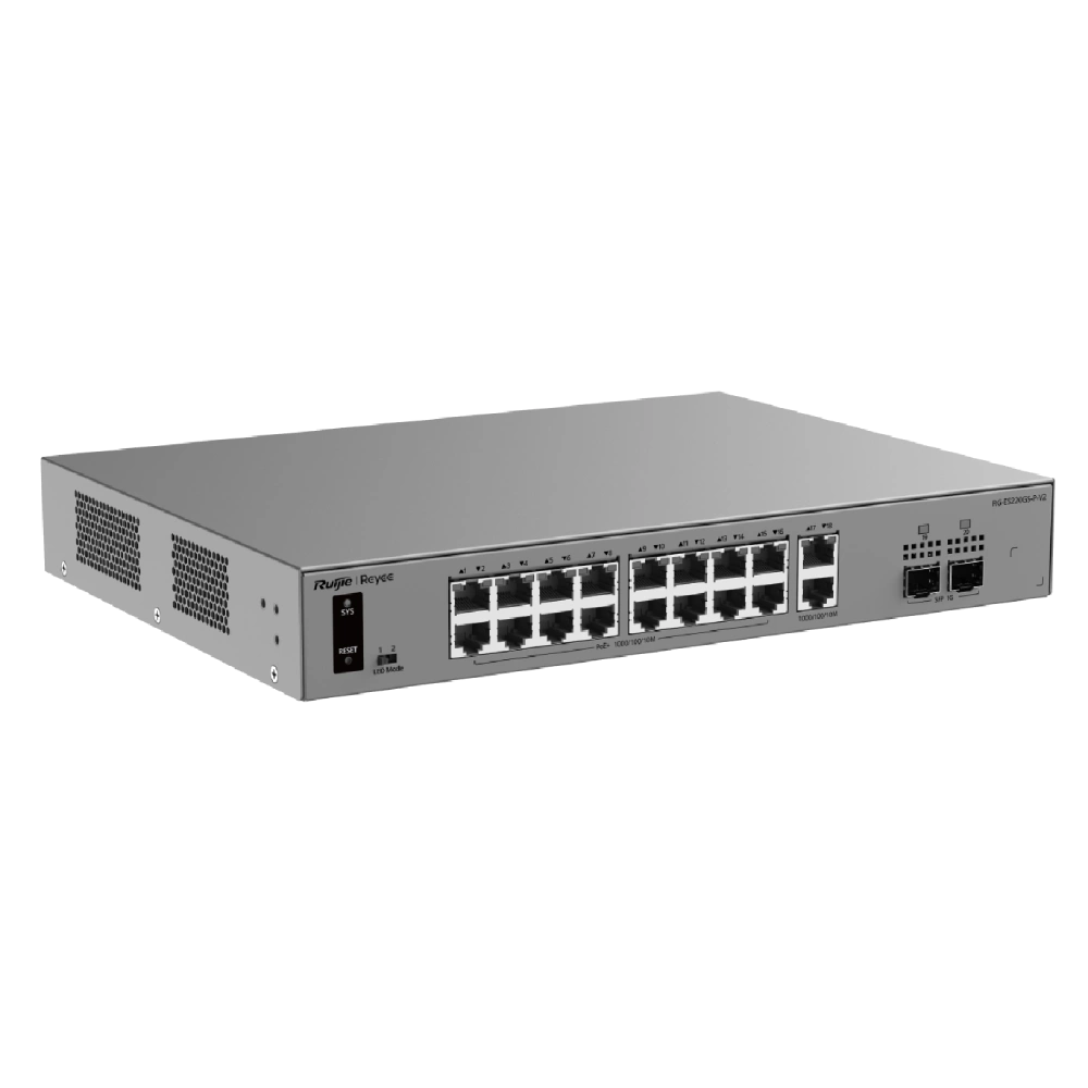 Комутатор 20 портів керований ruijie ruijie reyee rg-es220gs-p-v2 poe