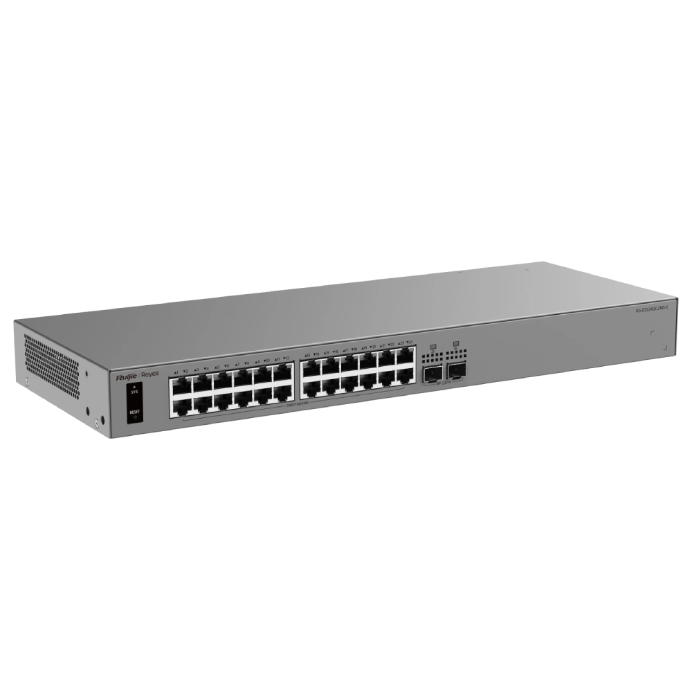 Комутатор 24 порти керований хмарно ruijie ruijie reyee rg-es224gc2ms