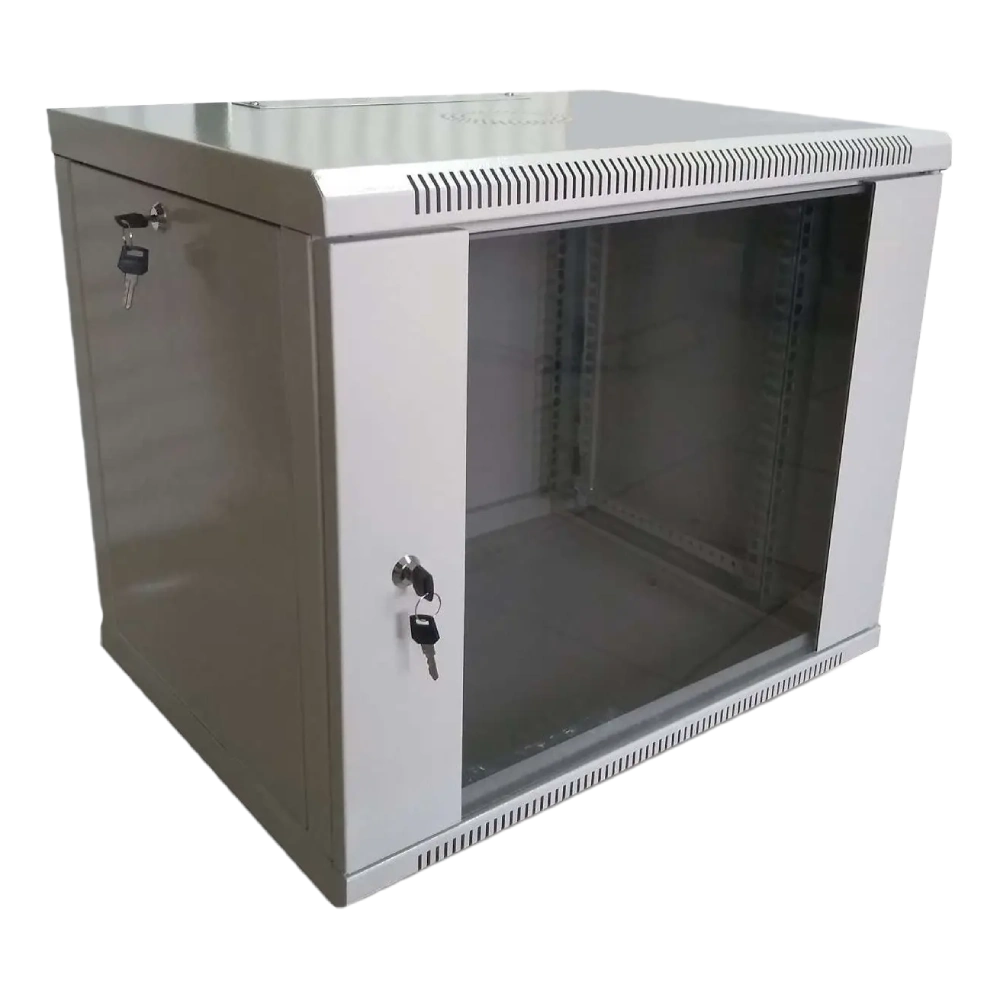 Шкаф настенный розборной 9u 600x600х507 мм hypernet wmnc66-9u-flat