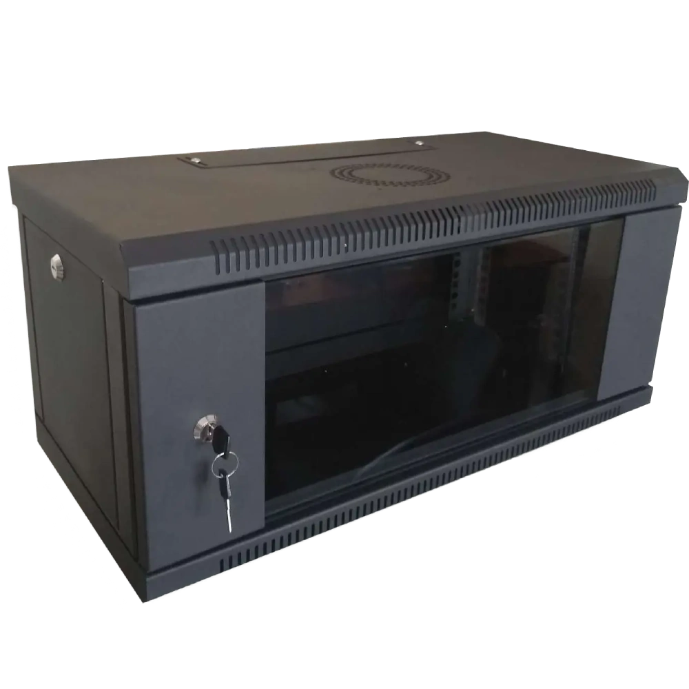 Шкаф коммутационный настенный разборный черный hypernet wmnc-350-4u-flat-black