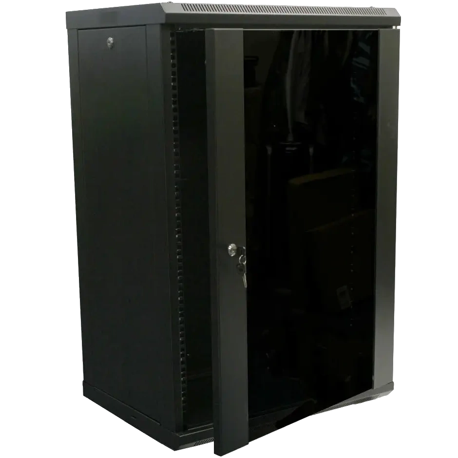 Шкаф коммутационный настенный разборной hypernet pl-wmnc-15u-black 600x450 proline