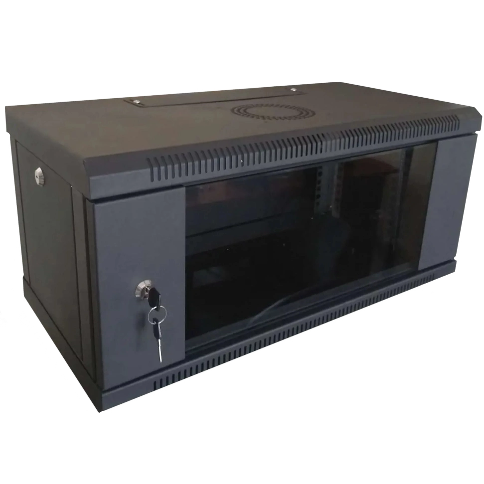 Шкаф коммутационный настенный разборный черный hypernet pl-wmnc-4u proline 4u 600x450