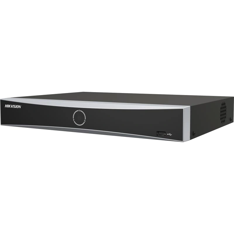 4-канальний poe 1u k acusense 4k nvr hikvision ds-7604nxi-k1/4p(d)