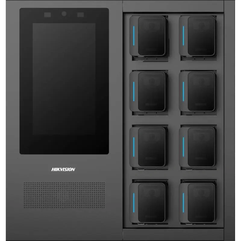 8-портова док-станція з подвійним системним сенсорним екраном hikvision ds-mds003/2t/8/typec