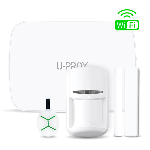 Комплект бездротової охоронної сигналізації u-prox u-prox mpx l kf kit white