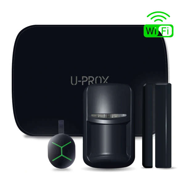 Комплект бездротової охоронної сигналізації u-prox u-prox mpx le kf kit black