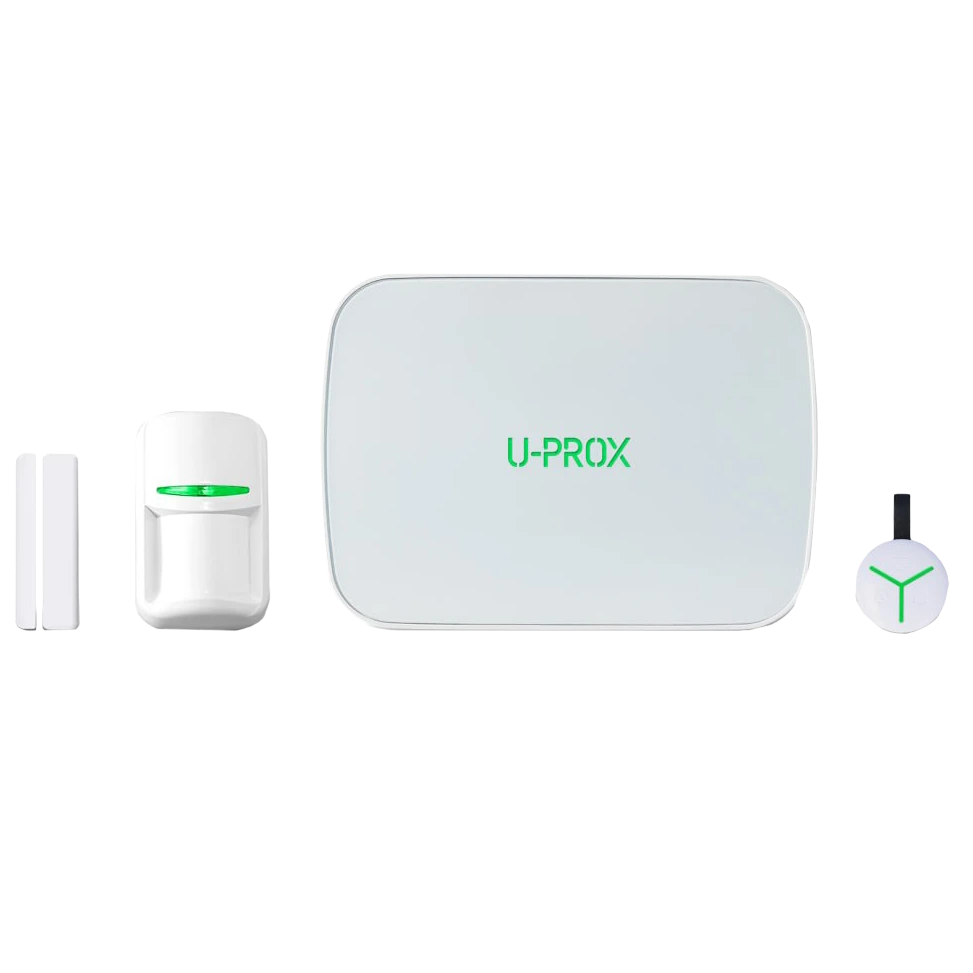 Комплект бездротової охоронної сигналізації u-prox u-prox mpx g kf kit white
