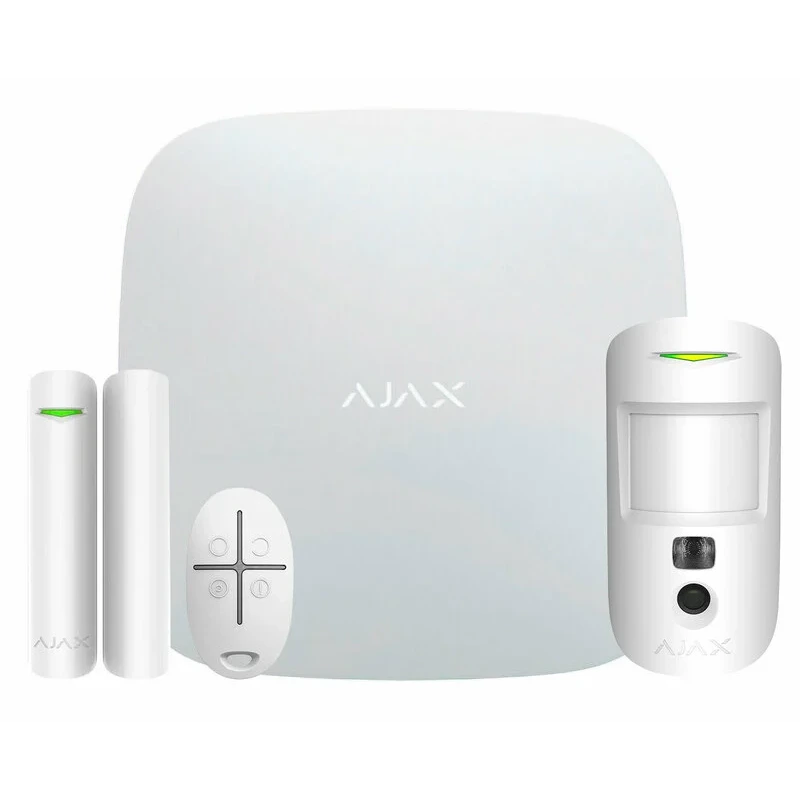 Комплект охоронної сигналізації ajax ajax starterkit cam hdr white