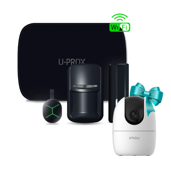 Комплект u-prox mpx le kf kit black u-prox + ipc-k2ep-3h3w в подарунок