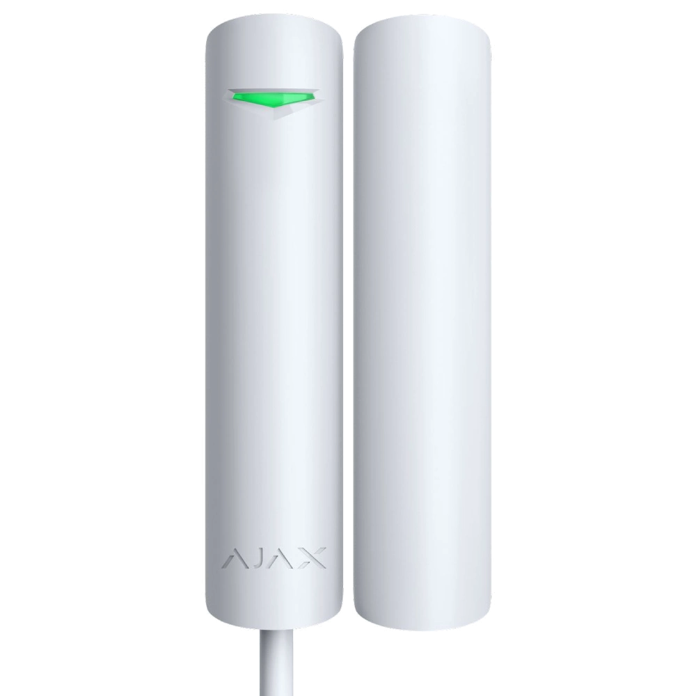 Проводной магнитоконтактный извещатель Аjax doorprotect plus fibra white - Аякс Дорпротект белый