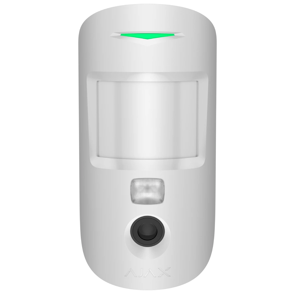 Беспроводной извещатель движения ajax ajax superior motioncam hd (phod) jeweller white с камерой